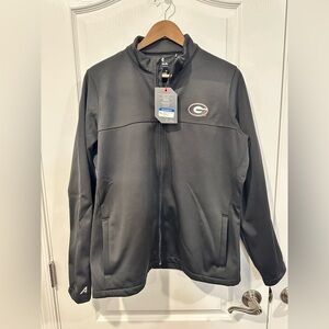 Georgia Women’s Full Zip Golf Antigua Jacket, Size XL